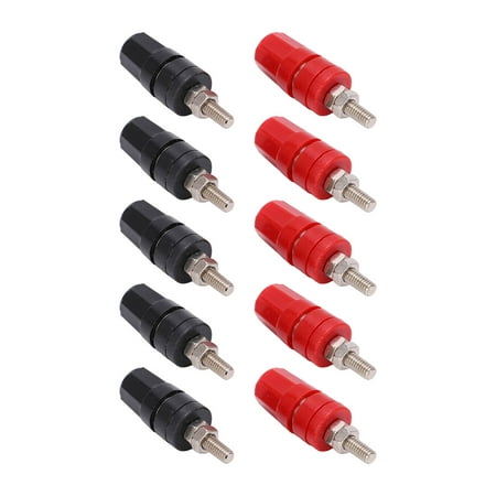 

Speaker Banana Plugs Prevent Leakage Inflaming Retarding Speaker Terminals Contact Performance For Home Theater Wall Plates For Speaker Wire