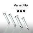 thumbnail image 3 of NEIKO 50414A 60 Piece Clevis Pins Assortment Kit, Zinc Construction 3/32”,1/8”, and 5/32” Hole Sizes, 3 Different SAE Sizes, Steel Pin, Single Hole Flat Head Clevis Pins, 3 of 5