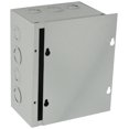 thumbnail image 1 of BUD Industries JB-3956-KO Steel NEMA 1 caja de conexiones de chapa met&aacute;lica con tapa de tornillo de elevaci&oacute;n y descarga, 15 cm de ancho x 20 cm de alto x 10 cm de pr Bud NA, 1 of 1