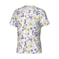 thumbnail image 3 of Rocae Daisies Flowers for Men's Moisture-Wicking Crew Tee - T-Shirt for Sports, Outdoor Activities, and Casual WearSmall, 3 of 9