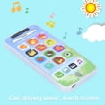 thumbnail image 4 of Simple Operation Educational Cellphone, Children Cellphone Toy, Durable For Education Kids, 4 of 8
