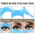Pack of 2 Mascara Eyelid Shield, 3 in 1 Mascara Shield Guard, Reusable Mascara Guard for