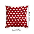 thumbnail image 3 of Adornos para San Valentín, regalos para San Valentín, funda de almohada con temática de San Valentín, funda de almohada decorativa para sofá con estampado floral y corazones, decoración navideña, fund, 3 of 6
