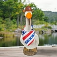 thumbnail image 5 of Momihoom 4th Of July Porch Goose Outfits, Cement Lawn Goose Statue Costume With Flag for Outdoor Patio Party,Goose Outfits, 5 of 8