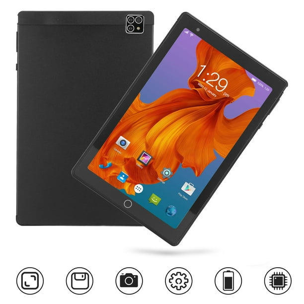 Tablette Octa Core, 10.0 Pouces 2.4G 5G Double Bande HD IPS écran Tablette  Pour La Maison Pour Adulte Or UK Plug 
