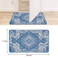 thumbnail image 6 of Blue Boho Door Mat Welcome Door Mat for Front Door, Home Entrance, Yard, Floor, Patio, Non Slip Spring Summer Welcome Mat Indoor Outdoor Doormat 0"*", 6 of 6