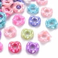 thumbnail image 1 of Dsseng Perles Acryliques Transparentes Perle Givrée en Fleur de Perles Couleur Mixte, 1 of 6
