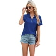 thumbnail image 3 of Camiseta de Corta para Mujer Azul Oscuro L, 3 of 9