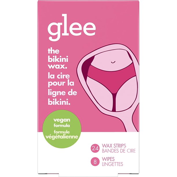 JOY Glee Bikini Wax Hair Removal 2 Pk 24 Strips for Hair Removal for