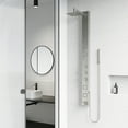 thumbnail image 4 of VIGO Bowery 58 in. H x 4 in. W 4-Jet Shower Panel System with Square Head, Tub Filler and Hand Shower Wand in Stainless Steel, 4 of 13