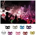 thumbnail image 2 of Qarigey Envolturas de media cara Retro Delicado Decorativo Baile de disfraces Accesorios de disfraces Decoración de fiesta Halloween blanco Type3 NO3 Qarigey AP010207-02B, 2 of 6