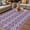 Purple, variant on Beige Boho Outdoor Rug for Patio/Deck/Porch, Non-Slip Large Area Rug 5 x 8 Ft, Vintage Ethnic Tribe Abstract Art Geometric Indoor Outdoor Rugs Washable Area Rugs, Reversible Camping Rug Carpet Runner