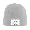 thumbnail image 4 of ZICANCN Cows Kawaii Dots Knit Beanie Hat, Winter Cap Soft Warm Classic Hats for Men Women, Gray, 4 of 8