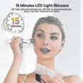 thumbnail image 3 of Electric Led Light Therapy Microneedle Derma Roller Skin Care Device-white, 3 of 5
