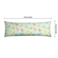 thumbnail image 6 of Butterfly Body Pillow Cover - Soft & Breathable, Hidden Zipper, 20"x54", Floral & Tropical Butterfly Print - Perfect Gift for Butterfly Lovers, Side Sleepers & Aesthetic Decor, 6 of 7