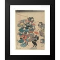 thumbnail image 2 of Andō Hiroshige 11x14 Black Modern Framed Museum Art Print Titled - Servants’ Quarrel (19th Century), 2 of 5