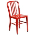 thumbnail image 1 of Alston Quality FM2700R Metal Dining Chair, Red, 1 of 1