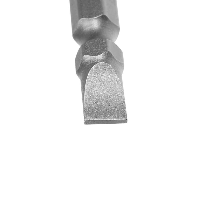 10Pcs 100mm Long S2 Magnetic -Slotted Screwdriver Bits 6PH2