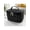Black, variant on 2025 New Korean Plaid Portable Small Fragrance Style Cosmetic Bag Large Capacity Portable Toiletry Bag Travel Storage Bag