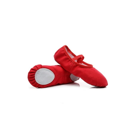 

Tenmix Kids Yoga Lightweight Dance Shoe Stretch Round Toe Slipper Girls Dancing Nonslip Ballet Flats