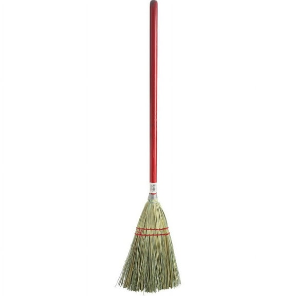 Genuine Joe GJO11501, Toy Corn Fiber Broom, 1 Each, Natural - 24" Handle Length - Wood Handle - 1 Each - Natural | Bundle of 5 Each