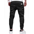 thumbnail image 2 of Pantalones de chándal Bilitry BIBONG para hombre, estilo chino cargo, negro, algodón, XXL, 2 of 8