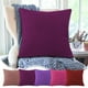 thumbnail image 1 of Funda de almohada mullida 45x45cm • Piel sintética doble cara • Decoración del sofá cama • Color caqui púrpura rosado rojo • cremallera oculta • Cuidado fácil, 1 of 6