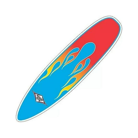 WindNSun Supersized Board Kite 86" - Tail, Handle, Line Included. (Blue Flame)