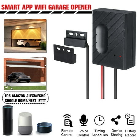 WiFi Smart Garage Door Opener Controller Remote Timer Support Google ...