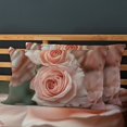 thumbnail image 3 of Flower Fitted Sheet Set with Pillowcase 3D Rose Printed Bedding Set Home Bedroom Decor,Queen (60"x80"), 3 of 5