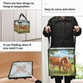 thumbnail image 2 of Home Organizer Foldable Fabric Storage Bin With Handle The Mother Cow and Her Calf, 2 of 7