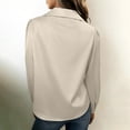 thumbnail image 6 of Otntypg Button Down Shirts for Women Slim Fit Long Sleeve Stretch Dress Shirts Lightweight Casual Work Shirt Wrinkle Free Office Blouses, 6 of 7
