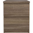 thumbnail image 4 of Tvilum Scottsdale 2 Drawer Nightstand, Truffle, 4 of 5