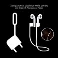 thumbnail image 4 of Funda con Cinta de Silicona Anti- Compatible con Blanco Hugo Estuche de silicona para auriculares inalámbricos, 4 of 10