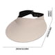 thumbnail image 2 of Traceless Sun Hat Foldable Large Sun Hat Women Travel All-matching Net Red Sun Hat, 2 of 2