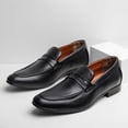 thumbnail image 1 of Chaussures Décontractées pour Hommes Bout Pointu Mocassins de Conduite à Enfiler, 1 of 5