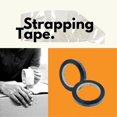 thumbnail image 6 of Black Color Strapping Tape, 2.8 Mil Thick 3/8" x 60 Yards 384 Rolls, 6 of 7