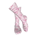 thumbnail image 4 of Bingfone Breast Cancer Ribbons Awareness Print Compression Socks for Women and Men Long Socks for Running Athletic Cycling Nurse, 4 of 8