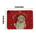 thumbnail image 4 of PALIFEUR Christmas Door Mat, 24"x16" Dirt Trapping Door Mat Indoor Entrance, Absorbent Non-Slip Christmas Santa Doormat, Washable Front Door Mat Outside Entrance for Holiday Party Decorations, Red, 4 of 6