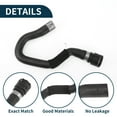 thumbnail image 4 of Unique Bargains Radiator Hose Heater Hose No.8K1819376J for Audi A4 Quattro 2.0L 2010-2012 Black Rubber 1 Pc Coolant Pipe Good Sealing, 4 of 7