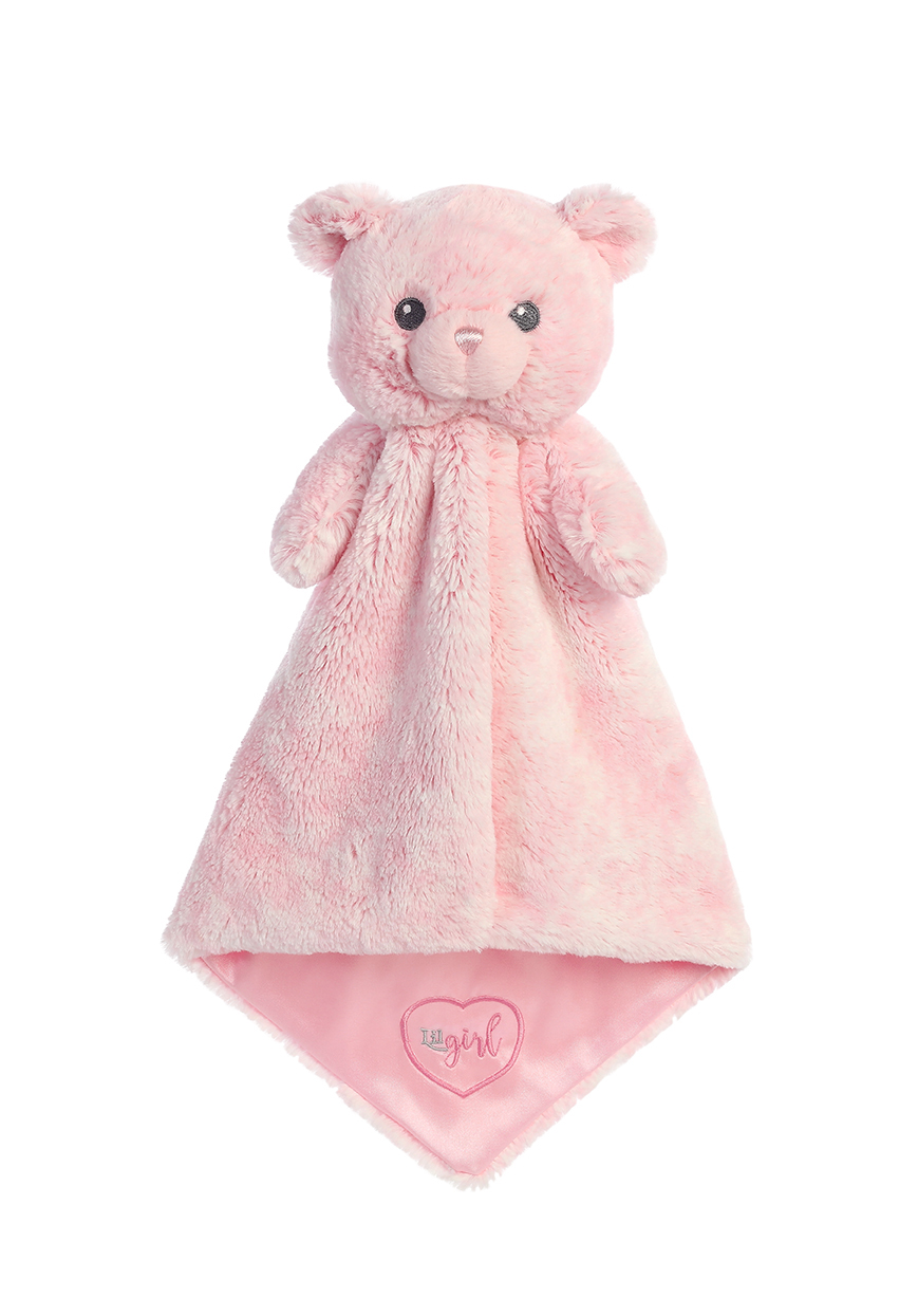 16.5" Aurora Soft Plush Stuffed Animal Blanket Lil Girl Luvster Bear