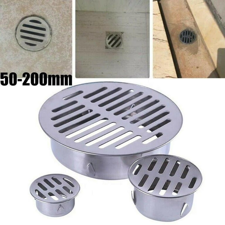 304 Stainless Steel Thicken Drainage Roof Patio Round Flat Floor Drain Cover