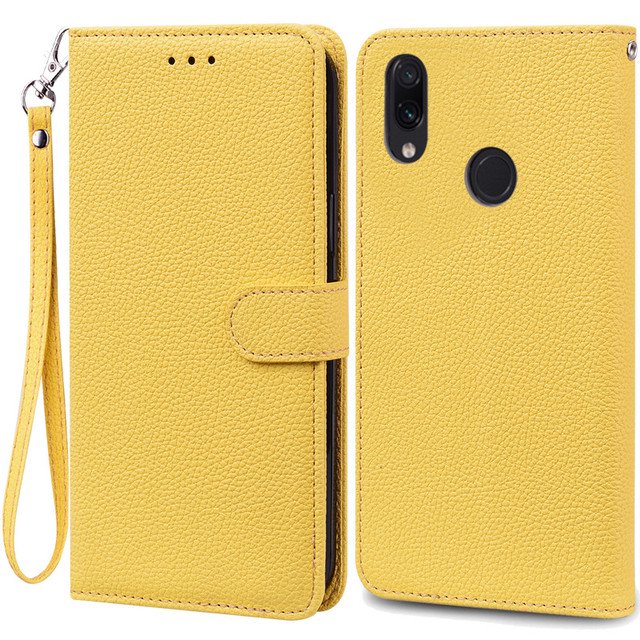 Funda de cuero con tapa para Xiaomi Redmi Note 7 Pro carcasa protectora