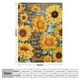 thumbnail image 4 of HENGT Sunflower Gifts for Women, Sunflower Blanket ' Positive Healing Throw Blanket, Christmas Birthday Gift for Women Blanket Soft Cozy Flannel Sunflower Decorations Blanket Mother's Day, 4 of 6