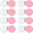 thumbnail image 1 of Dhoptical 8 Pack Pink Contact Lens Cases,Outdoor Portable Mini Contact Lens Kit,Perfect for Travel & Everyday Use, 1 of 7