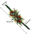 thumbnail image 3 of Guirnalda navideña de piñas con luces LED para decorar el buzón y la puerta principal | Decoración navideña para ventanas y árboles | Decoración festiva para el hogar con piñas y bayas, 3 of 8