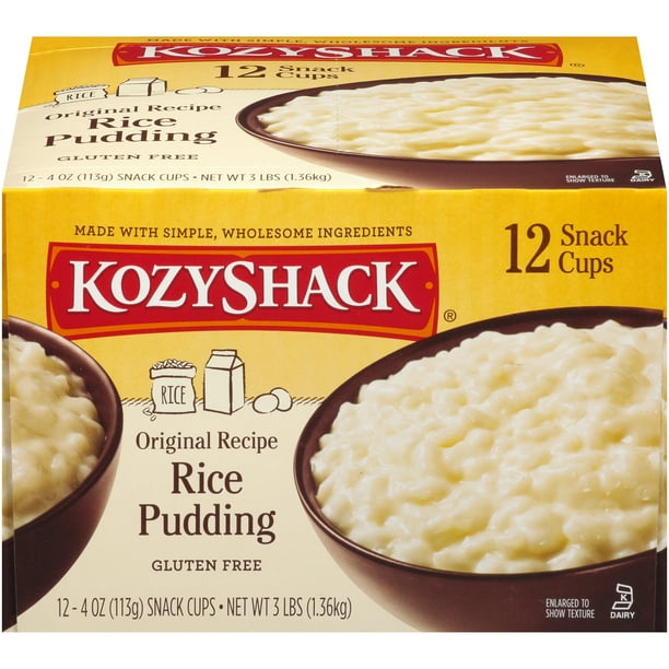 Kozy Shack, Rice Pudding Multipack, 4 Oz., 12 Count