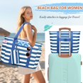 thumbnail image 3 of Bolsa de Playa TEUEN Extra Grande Impermeable y Resistente a la Arena para Mujeres, 3 of 8