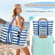 thumbnail image 3 of Bolsa de Playa TEUEN Extra Grande Impermeable y Resistente a la Arena para Mujeres, 3 of 8