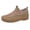 Khaki, variant on Women's Comfortable Warm Shoes, Plush Lining Indoor and Outdoor Winter Shoes, Memory Sponge Insole Non Slip Winter Cotton Boots